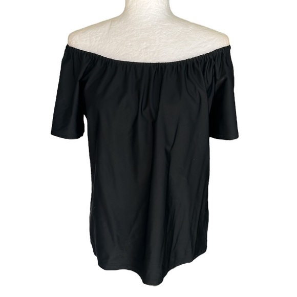 Jude Connally Georgia Black Off or On The Shoulder  Top - S - Picture 4 of 13